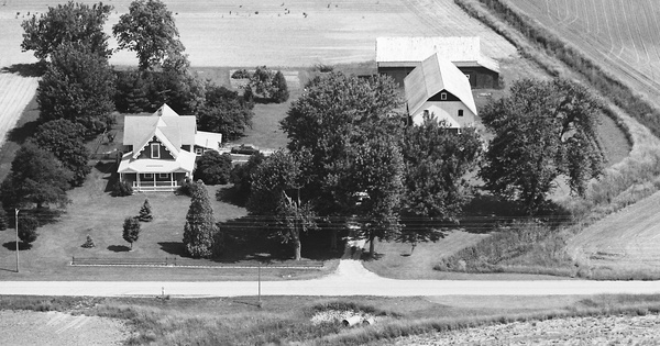 Vintage Aerial photo from 1989 in Delaware County, OH