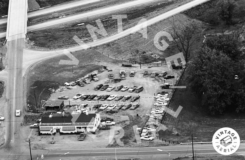 Vintage Aerial Ohio Belmont County 1966 29ABE35