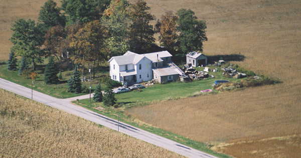 Vintage Aerial photo from 2001 in Williams County, OH