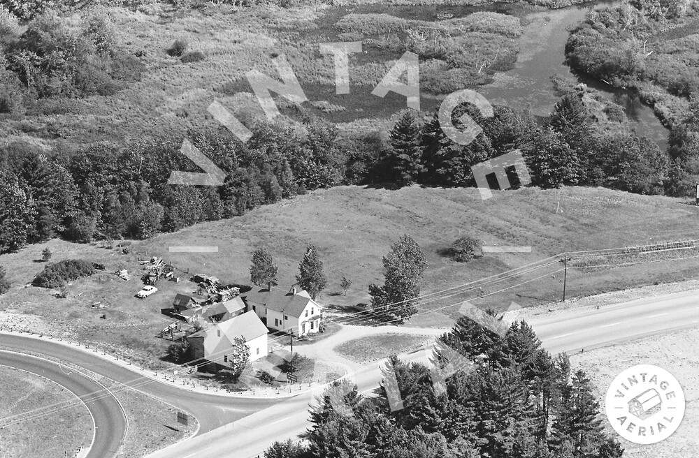 Vintage Aerial New Hampshire Strafford County 1963 9TST3