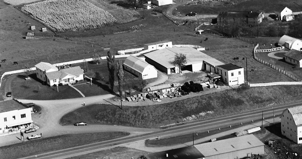 Vintage Aerial photo from 1974 in Holmes County, OH