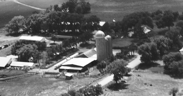 Vintage Aerial photo from 1968 in Sumner County, KS
