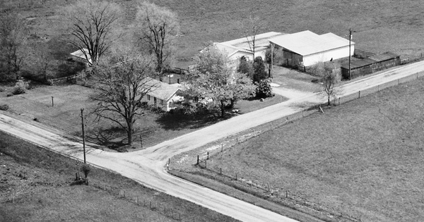 Vintage Aerial photo from 1989 in Champaign County, OH