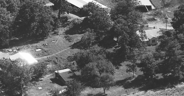 Vintage Aerial photo from 1985 in Yadkin County, NC