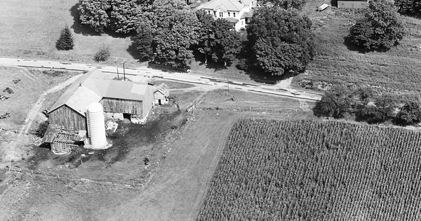 Vintage Aerial photo from 1963 in Cattaraugus County, NY
