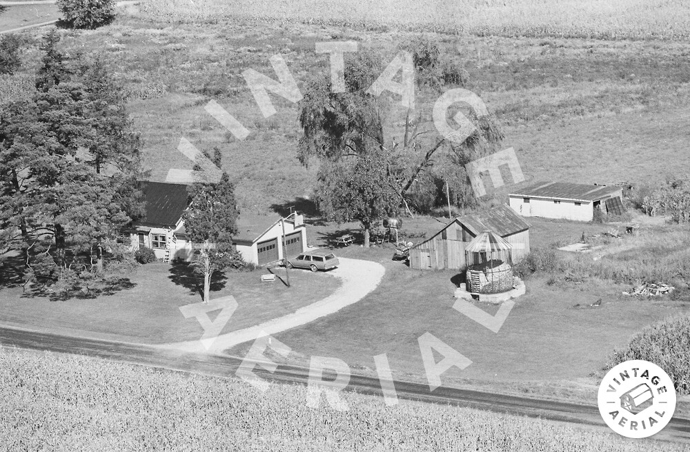 Vintage Aerial Ohio Knox County 1980 117RKN3