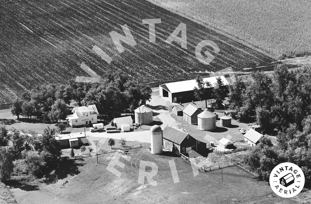Vintage Aerial Minnesota Swift County 1981 4ASW24