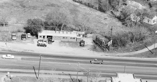 Vintage Aerial photo from 1985 in Victoria County, TX