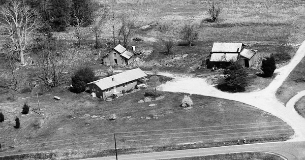 Vintage Aerial photo from 1993 in Caswell County, NC