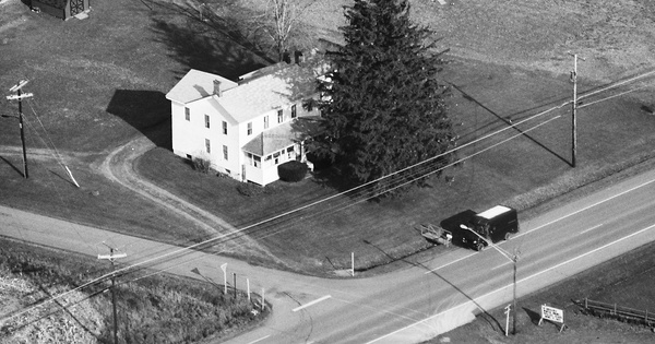 Vintage Aerial photo from 1988 in Seneca County, NY