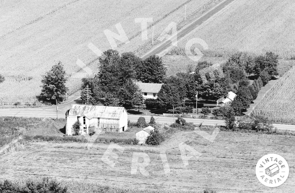 Vintage Aerial New York Herkimer County 1984 58KHR19
