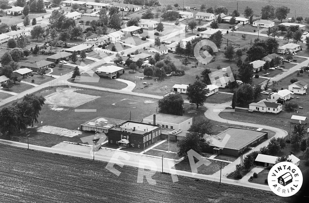 Vintage Aerial Illinois St. Clair County 1968 21ICL9