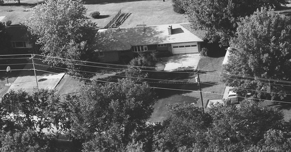 Vintage Aerial photo from 1987 in Rock Island County, IL