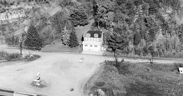 Vintage Aerial photo from 1977 in Huntingdon County, PA