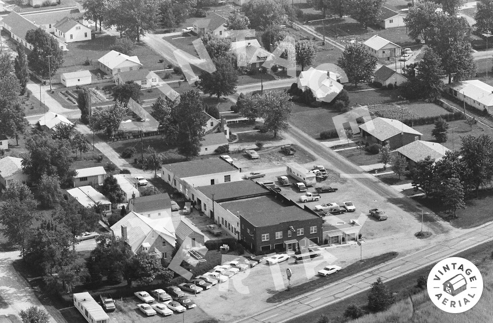 Vintage Aerial Illinois Effingham County 1968 34IEF16