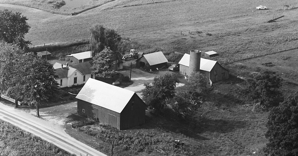 Vintage Aerial photo from 1967 in Clark County, IL