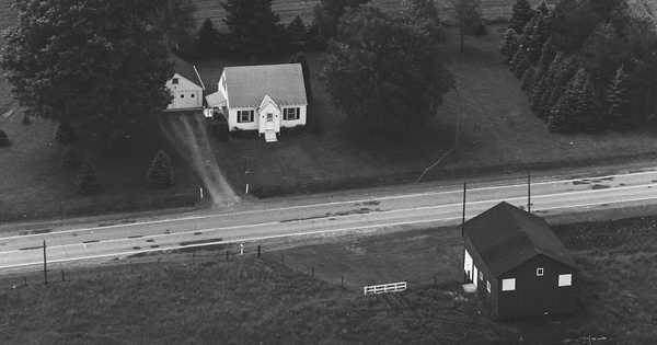Vintage Aerial photo from 1980 in Crawford County, PA