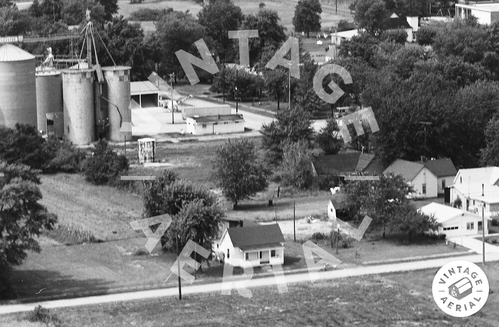 Vintage Aerial Illinois Jasper County 1975 20DJA6