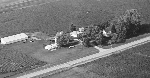 Vintage Aerial Historic Aerial Photography Of Rural American Farms 