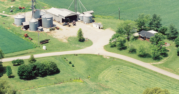Vintage Aerial photo from 2003 in Coffee County, TN