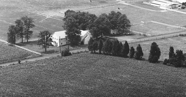 Vintage Aerial photo from 1975 in Fauquier County, VA