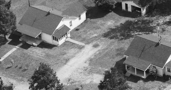 Vintage Aerial photo from 1987 in Vance County, NC
