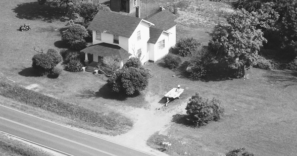 Vintage Aerial photo from 1987 in Halifax County, NC