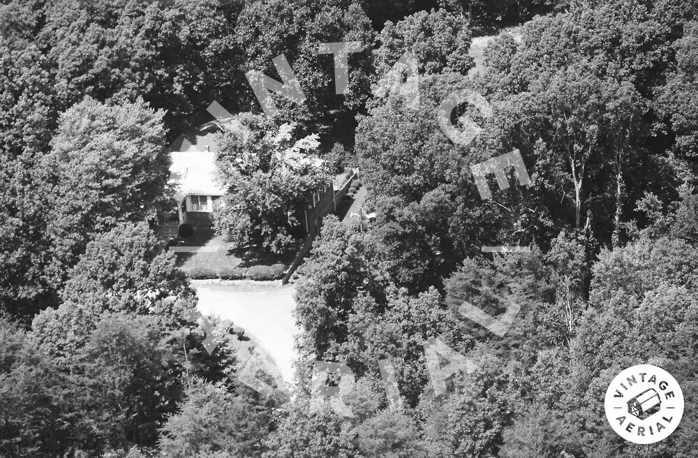 Vintage Aerial Virginia Albemarle County 1987 50FAB15