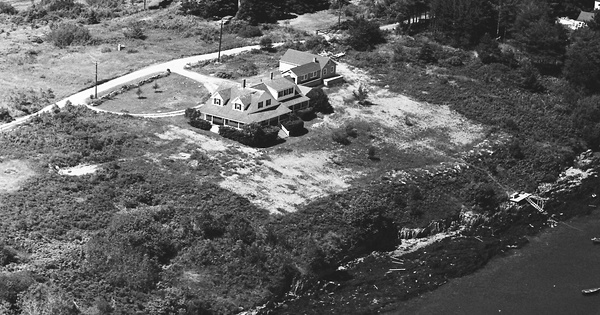 Vintage Aerial photo from 1966 in Cumberland County, ME