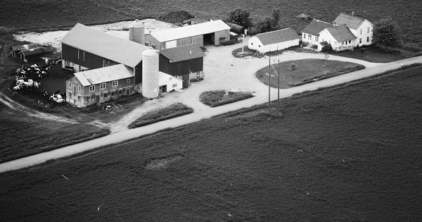 Vintage Aerial photo from 1978 in Shawano County, WI