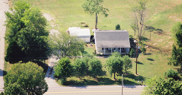 Vintage Aerial photo from 2000 in Maury County, TN