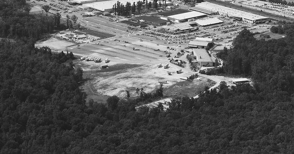 Vintage Aerial photo from 1986 in James City County, VA