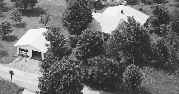 Vintage Aerial photo from 1986 in Craig County, VA