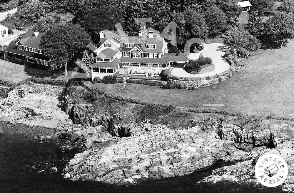 Vintage Aerial Maine York County 1969 76DYO28