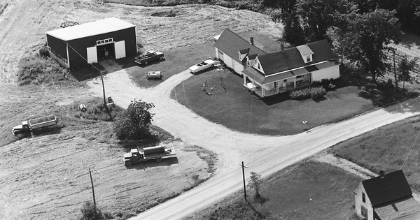 Vintage Aerial photo from 1969 in Aroostook County, ME