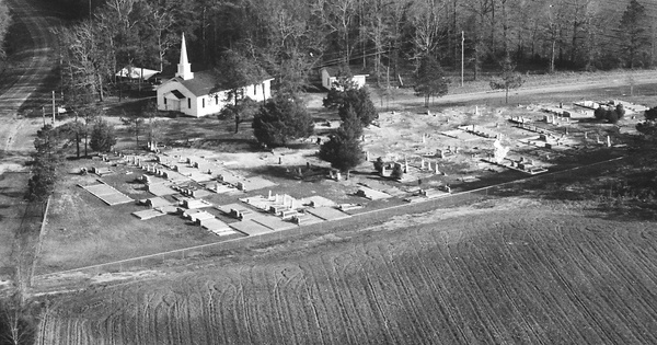 Vintage Aerial photo from 1982 in Dale County, AL