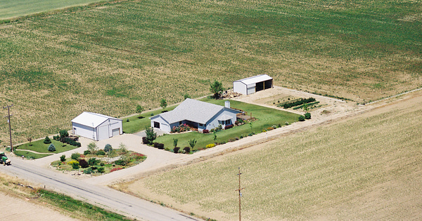 Vintage Aerial photo from 2000 in Gem County, ID