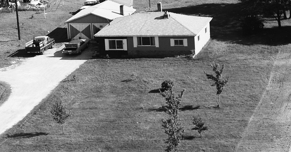 Vintage Aerial photo from 1978 in Monroe County, WI
