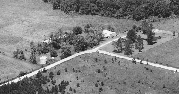 Vintage Aerial photo from 1994 in Lowndes County, GA