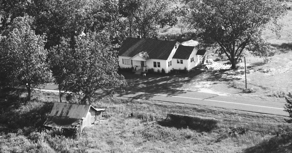 Vintage Aerial photo from 1988 in Chambers County, AL