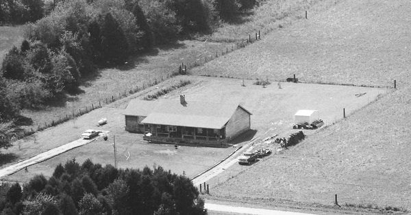 Vintage Aerial photo from 1986 in Madison County, AL
