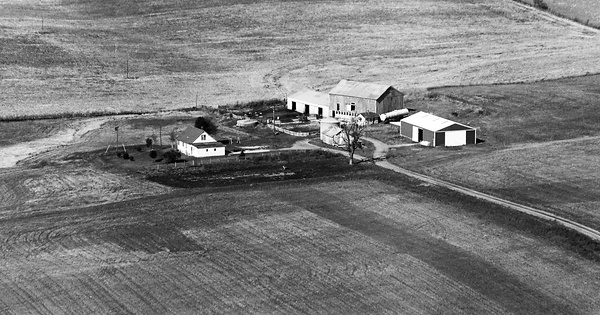 Vintage Aerial photo from 1974 in Stephenson County, IL
