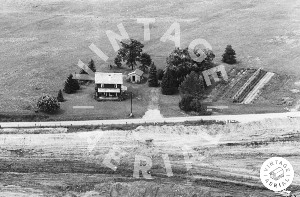 Vintage Aerial Pennsylvania Mercer County 1965 73KME10