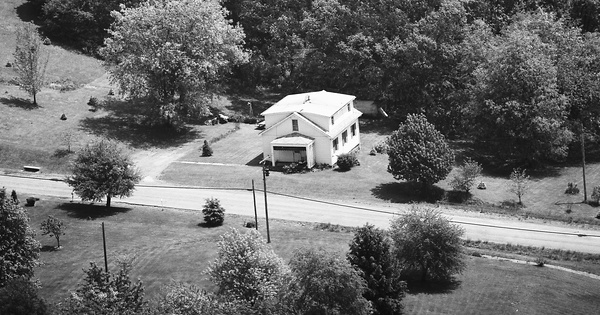 Vintage Aerial photo from 1977 in Mercer County, PA