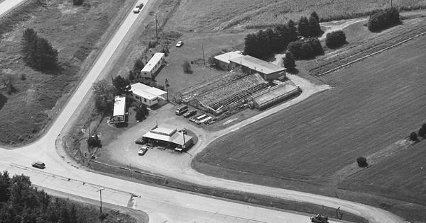 Vintage Aerial photo from 1981 in Butler County, PA