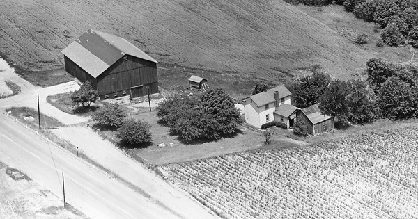 Vintage Aerial photo from 1963 in Cambria County, PA