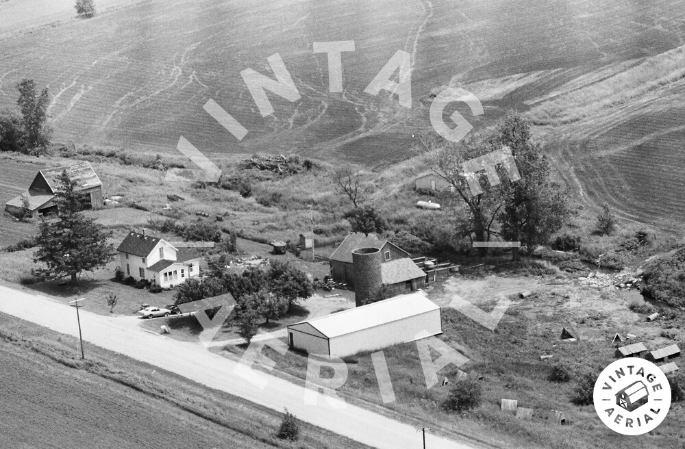 Vintage Aerial Iowa Tama County 1982 74FTM19