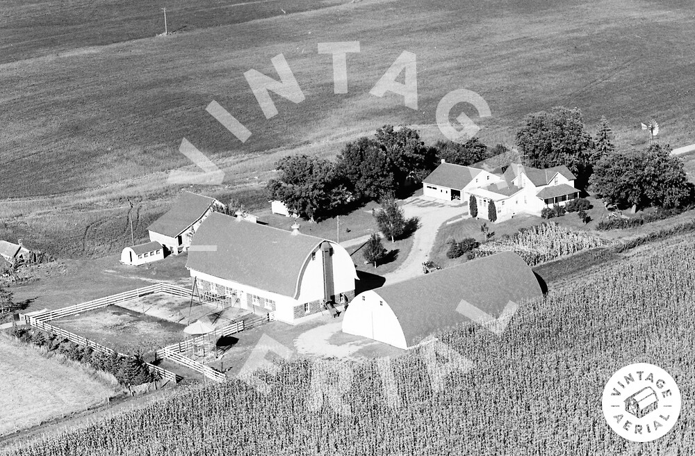 Vintage Aerial Minnesota Carver County 1971 4HCA6