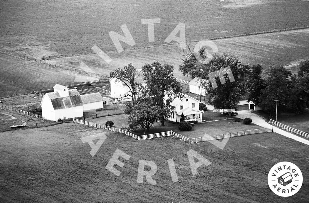 Vintage Aerial Iowa Clinton County 1970 30LCL5