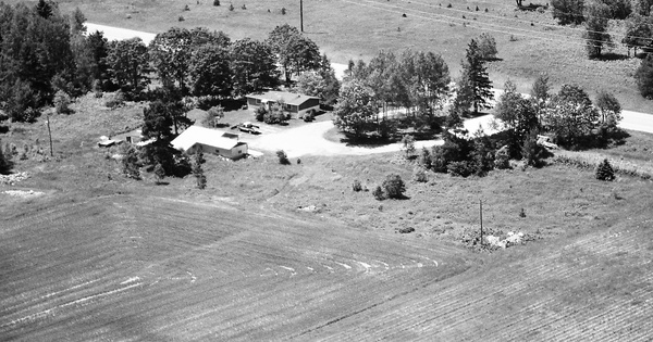 Vintage Aerial photo from 1984 in Alpena County, MI